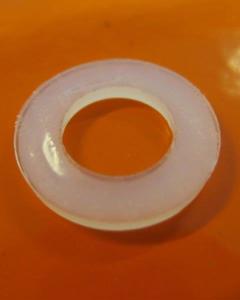 Gasket flat 8,4x15x1,5 PA-6 nylon naturel